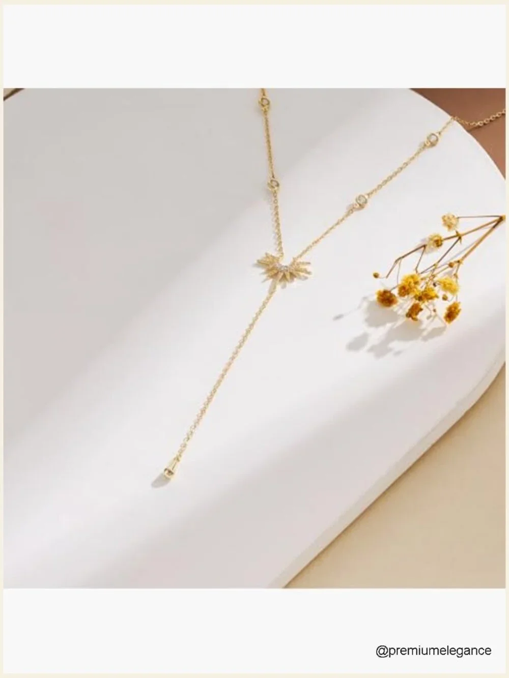 Trendy Y-Shaped Lariat Necklace Dainty Pendant Drop Dangle Layered